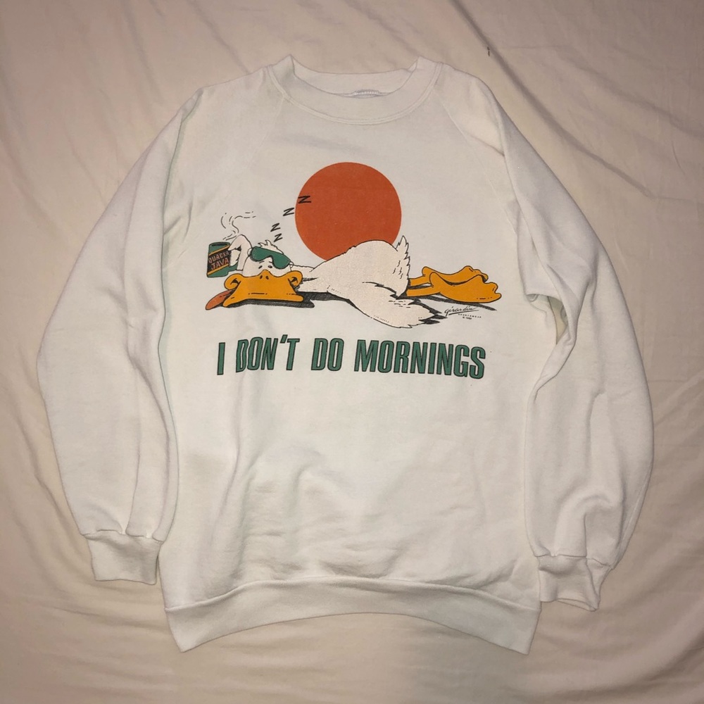 Vintage 80s Jerzees Duck Crewneck